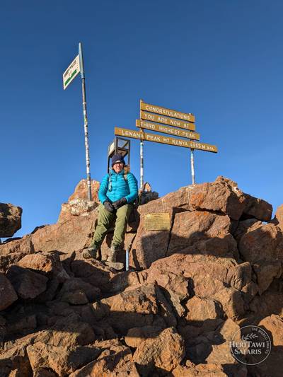 Point Lenana  The Mt.Kenya summit